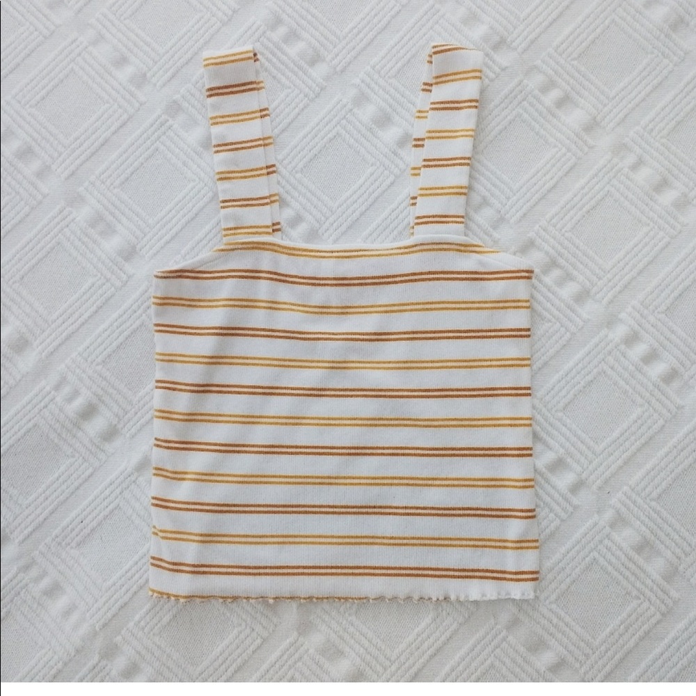 COPY - PacSun Striped Crop Top